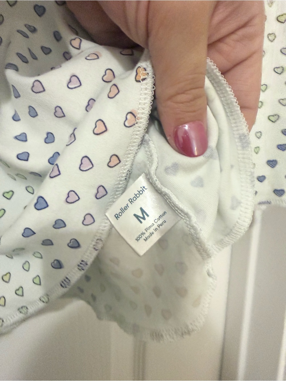 Roller Rabbit Rainbow Hearts PJ Set - Picture 3 of 5